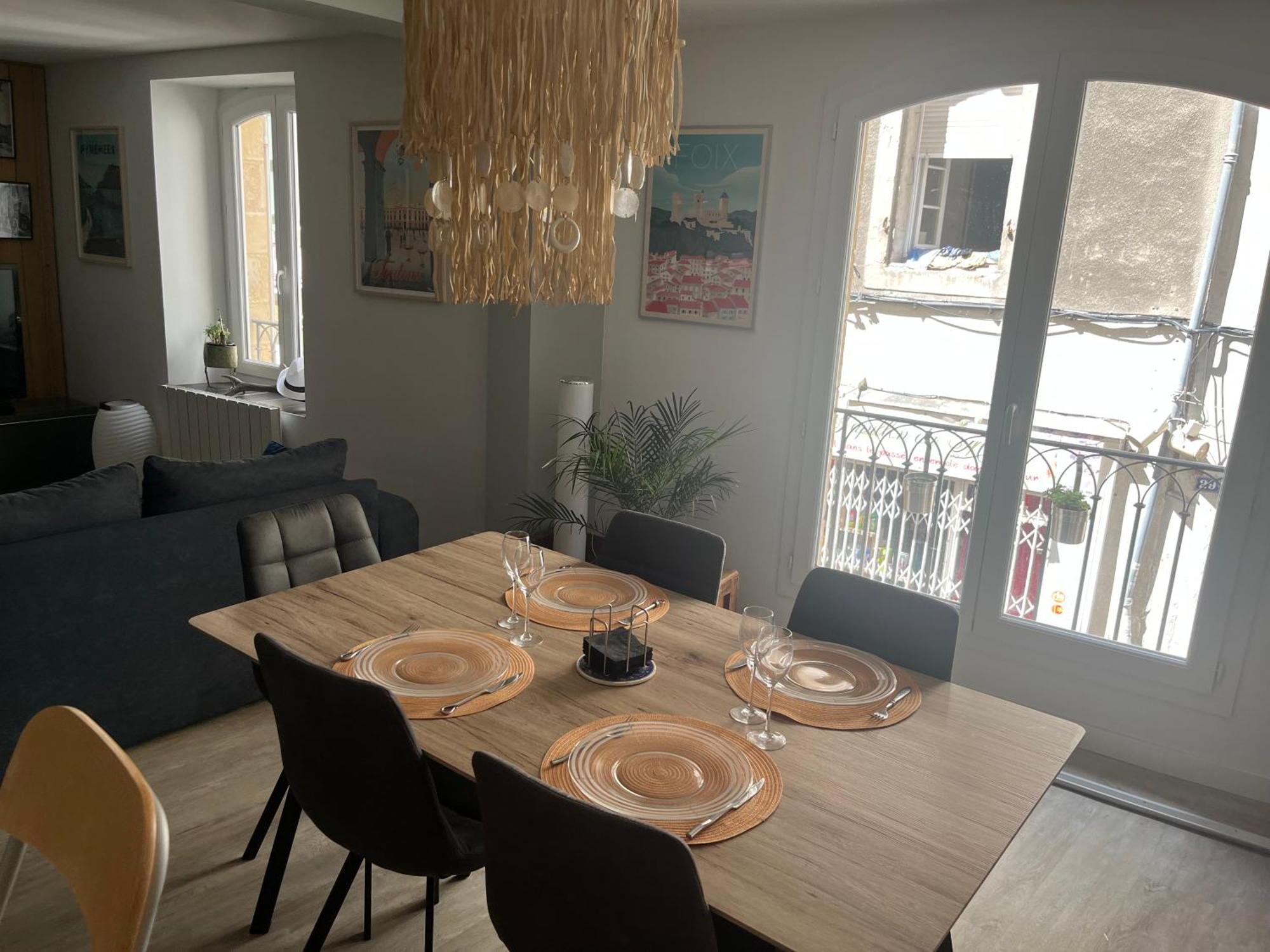 Bel Appartement Centre Ville De Фуа Экстерьер фото